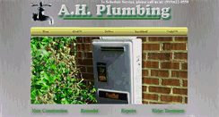 Desktop Screenshot of ahplumbingnc.com